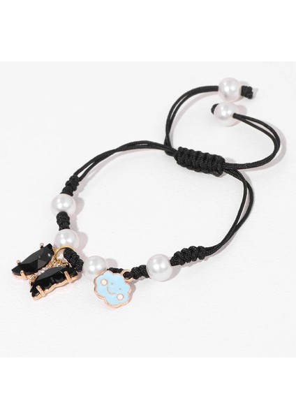 Kadın Kelebek Sevimli Kelebek Kristal Halat Örgülü Kadın Takı El Yapımı Ler Dostluk Parti Bileklik (Yurt Dışından) fiyatları