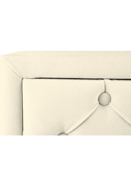 Ruby 2 Çekmeceli Komodin Silver Model Kapitoneli İki Kapaklı Komodin Beyaz fırsatları