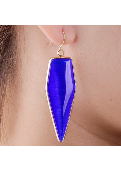 Geometrik Yeşil Cam Howlite Turkuaz Dangle Reiki Aytaşı Damla Kadın Takı Küpe (Yurt Dışından) indirimleri