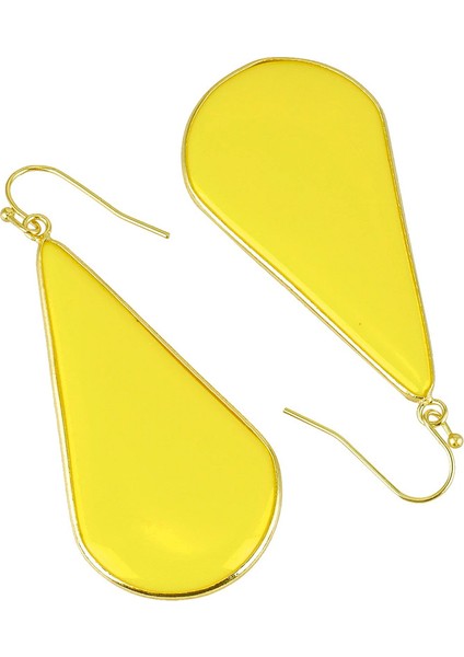 Geometrik Cam Altın Dangle Reiki Taş Damla Zarif Kadın Takı Küpe (Yurt Dışından) fırsatları