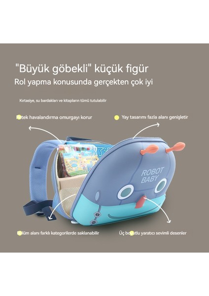 Anaokulu Robot Çocuk Okul Çantası (Yurt Dışından)