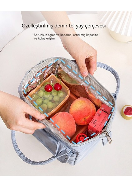 Yalıtımlı Taşınabilir Öğle Yemeği Kutusu Çantası (Yurt Dışından) fiyatları