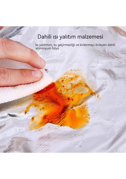 Yalıtımlı Taşınabilir Öğle Yemeği Kutusu Çantası (Yurt Dışından)