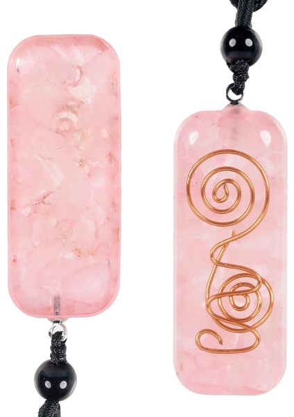Doğal Kristal Taş Dikdörtgen Geometri Reçine Charms Şanslı Muska Ayarlanabilir Takı Unisex Için Kolye (Yurt Dışından) fırsatları