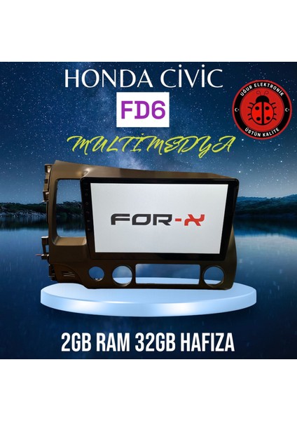 Honda Civic Fd6 Multimedya!2gb Ram 32GB Hafıza!kablosuz Carplay!