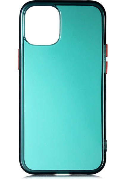 iPhone 12 Mini - Uyumlu Wowcase Bistro Kapak-Koyu Yeşil