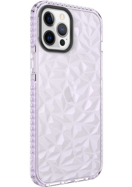 iPhone 12 Pro - Uyumlu Wowcase Buzz Kapak-Mor