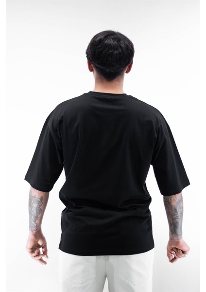 I'm Not Perfect Baskılı T-Shirt Siyah