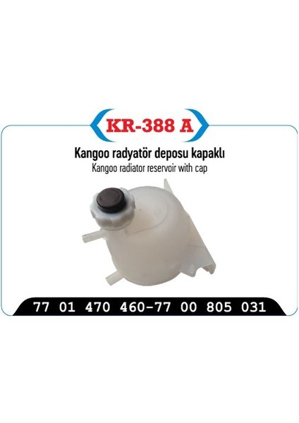 Radyatör Ek Su Deposu Kapaklı Çıvılı Clıo Kangoo Genıs Ayak 2171000QAA 7701470460