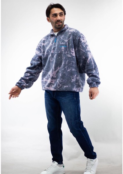 Loose Fit Pantolon Mavi