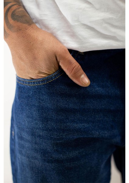 Baggy Jean Pantolon Açık Mavi