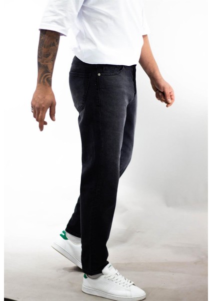Loose Fit Pantolon Koyu Gri