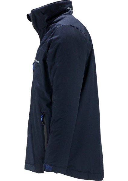 Erkek Dik Yaka Içi Polarlı Lacivert Mont modelleri