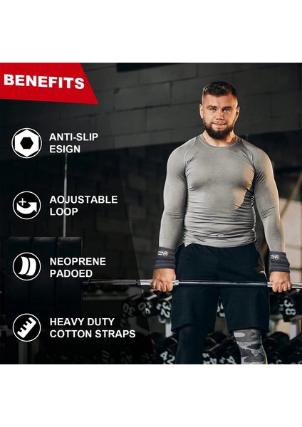 1 Çift Tarzı 1 Çift Bilek Desteği Askıları Ağırlık Kaldırma Bilek Kayışları Deadlifting Bilek Sargıları Vücut Geliştirme Powerlifting Xfit Kuvvet Antrenmanı (Yurt Dışından) indirimleri