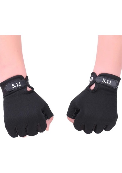 Siyah Stil Xl Beden Kaymaz Yarım Parmak Spor Eldivenleri Vücut Geliştirme Eğitimi Bilek Eldiven Dambıl Fitness Egzersiz Halter Için (Yurt Dışından) fırsatları