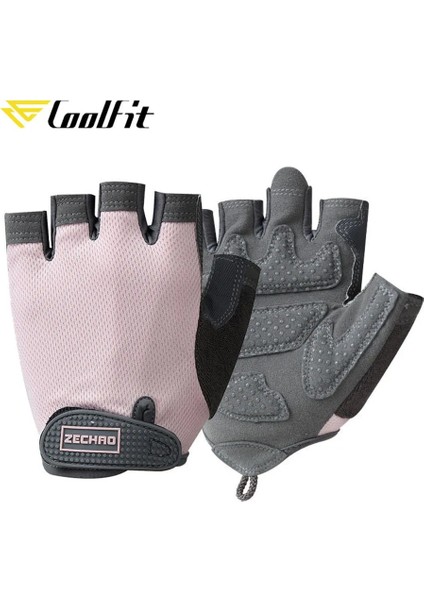 Tip D--Pembe Tarzı S Beden Coolfit Nefes Alabilir Spor Eldivenleri Silikon Palmiye Boş Sırt Spor Eldivenleri Halter Egzersiz Dambıl Crossfit Vücut Geliştirme (Yurt Dışından)