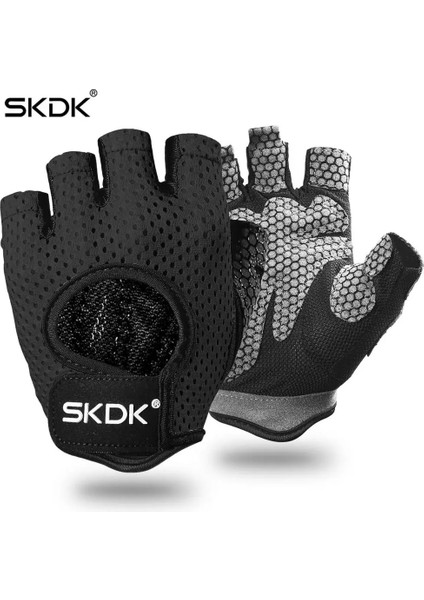 Siyah Stil L Beden Skdk Spor Eldivenleri Halter Egzersiz Dambıl Crossfit Vücut Geliştirme Aksesuarı Nefes Alabilir Spor Eldivenleri Silikon Palm Hollow B (Yurt Dışından) fiyatları