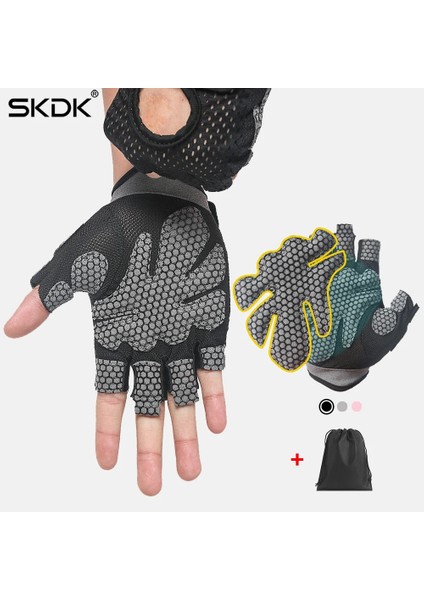 Chaoduo Shop Mavi Stil S Beden Skdk Spor Eldivenleri Halter Egzersiz Dambıl Crossfit Vücut Geliştirme Aksesuarı Nefes Alabilir Spor Eldivenleri Silikon Palm Hollow B (Yurt Dışından)