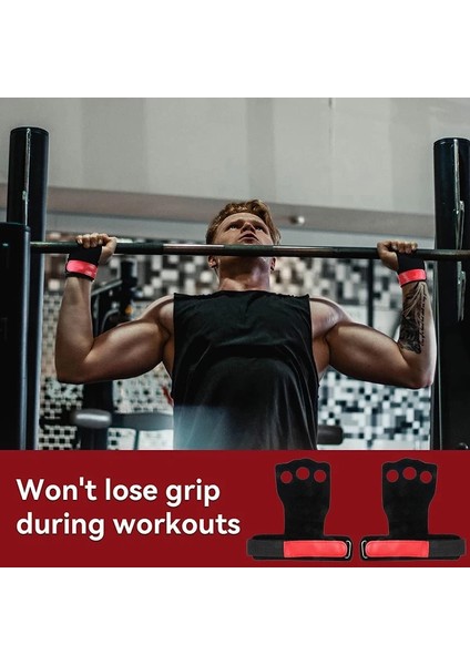 Siyah Sağ El Stili L Beden Deri Jimnastik El Sapları Halter Egzersiz Spor Eldivenleri Palmiye Koruma Bilek Wrap Fitness Eğitimi El Kabarcıkları (Yurt Dışından) indirimleri
