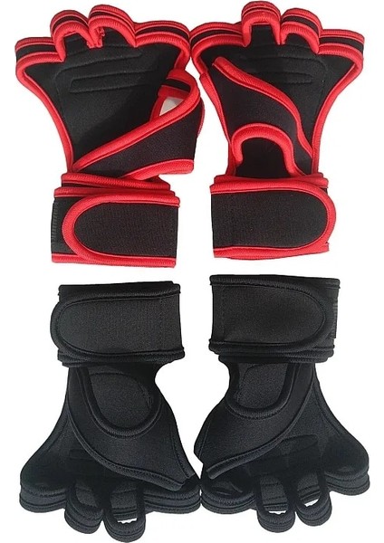 A-Siyah Yok Bilek Stili L Beden 1 Çift Kayma Spor Salonu Fitness Eldiven Darbeye Dayanıklı Ağırlık Kaldırma Eğitim Eldiven Erkekler Kadınlar Için Yarım Parmak Mtb Bisiklet Eldiven (Yurt Dışından) fırsatları