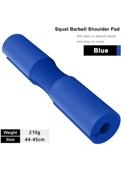 Mavi Stil Squat Pad - Squats Için Köpük Halter Pedi Yastık, Lunges & Kalça Thrusts Için Bar Dolgusu - Standart Olimpik Ağırlık Bar Pad (Yurt Dışından)