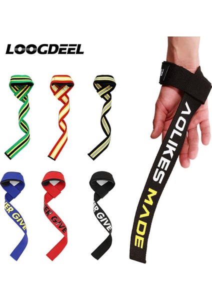 B-Sarı Stili Yazın Loogdeel Ağırlık Kaldırma Bilek Kayışları Spor Vücut Geliştirme Eğitimi Spor Salonu Crossfit Kaymaz Flex Jel Kavrama ile Kaldırma Kayışları (Yurt Dışından) indirimleri