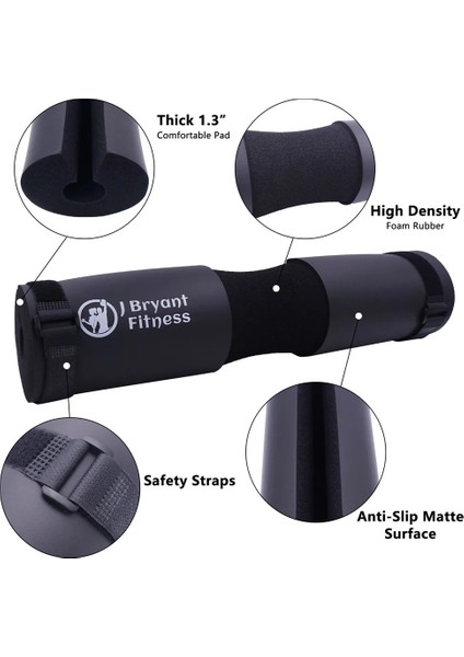 D Stilini Ayarla Fitness Köpük Halter Pedi ve Ayak Bileği Kayışı Set Direnç Ganimet Spor Salonu Ağırlık Kaldırma Kalça Itme Çömelme Boyun Omuz Koruyucu (Yurt Dışından) modelleri