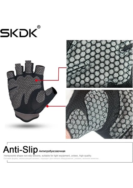 Tip 2 Stili Xl Beden Skdk Spor Eldivenleri Halter Egzersiz Dambıl Crossfit Vücut Geliştirme Aksesuarı Nefes Alabilir Spor Eldivenleri Silikon Palm Hollow B (Yurt Dışından) indirimleri