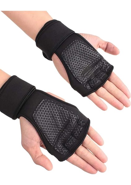 A-Siyah Yok Bilek Stili Xl Beden Ağırlık Kaldırma Eğitim Eldivenleri Erkek Kadın Gym Fitness Spor Dambıl Halter Eldiven Vücut Geliştirme El Palm Bilek Koruyucu Eldiven (Yurt Dışından) indirimleri
