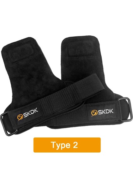 Siyah Stil Bedensiz 1 Çift Deri Kaymaz Halter Kavrama Eldivenleri Jimnastik Dambıl Halter Fitness Salonu Ağırlıkları Crossfit Vücut Geliştirme Eğitimi (Yurt Dışından)