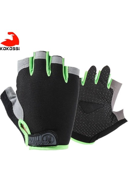 B Tipi - Koyu Mavi Stil Xl Beden Kokossi Spor Halter Eldivenleri Yarım Parmak Kaymaz Doğa Sporları Bisiklet Eldiven Mitten Erkek Kadın Bisiklet Binme Eldivenleri (Yurt Dışından) indirimleri