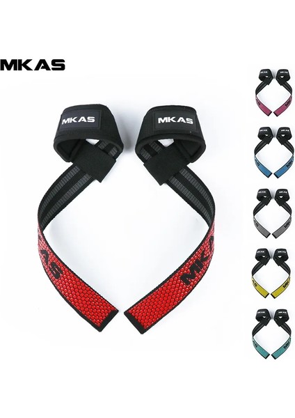 Sarı Bilek Kayışı Stili Mkas Ağırlık Kaldırma Bilek Kayışları Spor Vücut Geliştirme Eğitimi Spor Salonu Kaldırma Kayışları Kaymaz Flex Jel Kavrama ile (Yurt Dışından) fiyatları