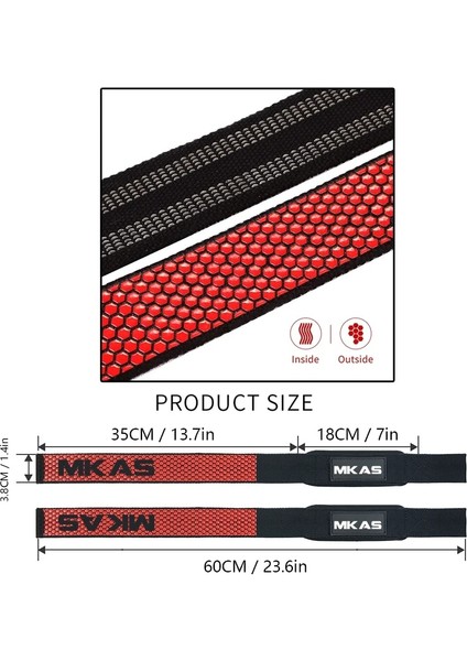 Sarı Bilek Kayışı Stili Mkas Ağırlık Kaldırma Bilek Kayışları Spor Vücut Geliştirme Eğitimi Spor Salonu Kaldırma Kayışları Kaymaz Flex Jel Kavrama ile (Yurt Dışından) fırsatları