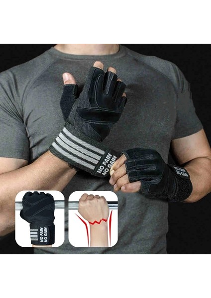 Kırmızı Eldiven Tarzı L Beden Ağır Egzersiz Vücut Geliştirme Spor Salonu Eğitim Fitness Handschuhe Egzersiz Crossfit Eldivenler Için Bilek Desteği ile Halter Eldivenleri (Yurt Dışından) fiyatları
