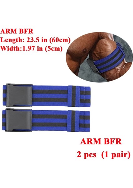 Kol Bfr Mavi Tarzı Fitness Salonu Ekipmanları Eğitimi Bfr Oklüzyon Bantları Vücut Geliştirme Halter Kol Bacak Kas Büyümesi Kan Akışı Kısıtlama Bantları (Yurt Dışından)