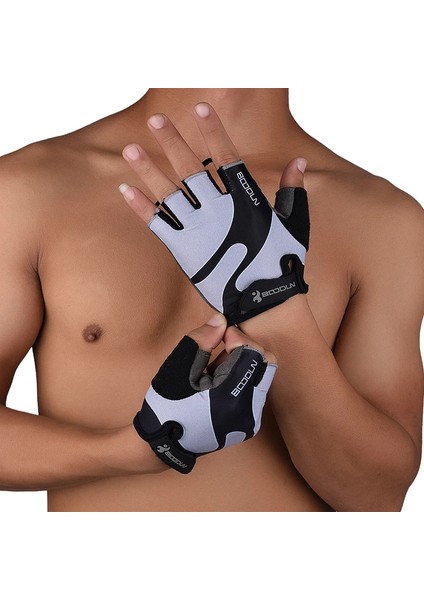 Gümüş Tarzı L Beden 2019 Spor Eldivenleri Spor Salonu Doğa Sporları Egzersiz Ağırlık Kaldırma Eldivenleri Vücut Sporları Bina Eğitimi Erkek Kadın Yarım Parmak Eldiven (Yurt Dışından) fırsatları