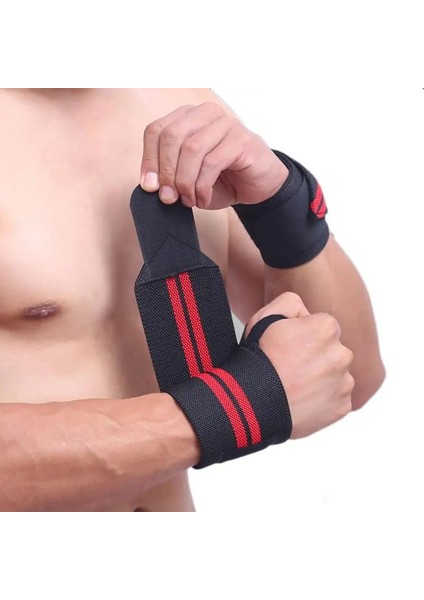1 Parça Tarzı Nefes Alabilir Halter Halter Bandajları Bileklik Elastik Bilek Sargıları Spor Salonu Ekipmanları Aksesuarları Crossfit Vücut Geliştirme (Yurt Dışından)