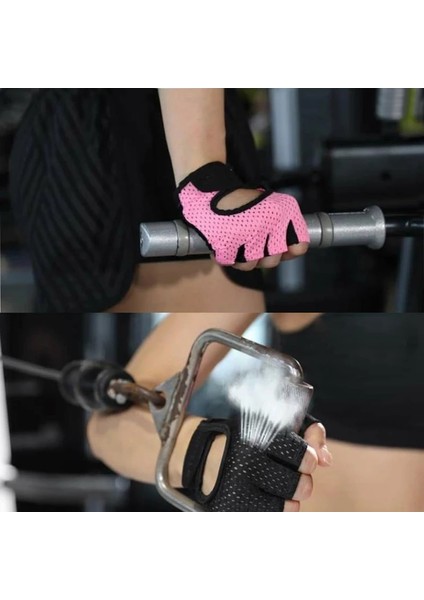 Pembe Tarzı S Beden Profesyonel Fitness Eldivenleri Nefes Alabilir Spor Salonu Fitness Eldivenleri Halter Dambıl Crossfit Egzersiz Vücut Geliştirme Bisiklet Aksesuarı (Yurt Dışından) fırsatları