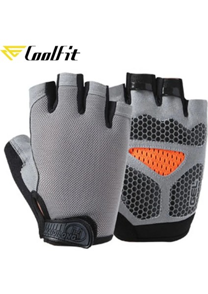 B Tipi - Gri Stil S Beden Coolfit Nefes Alabilir Spor Eldivenleri Silikon Palmiye Boş Sırt Spor Eldivenleri Halter Egzersiz Dambıl Crossfit Vücut Geliştirme (Yurt Dışından)