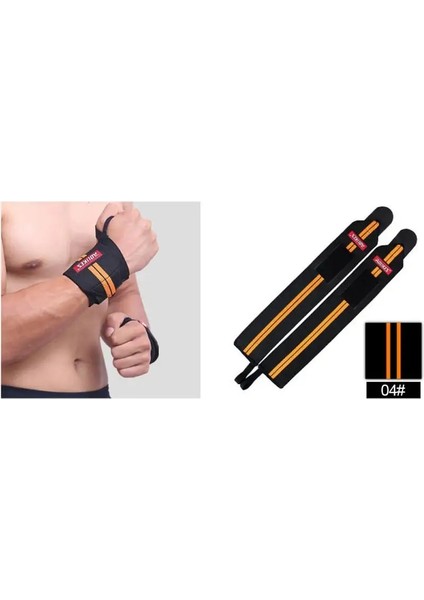 Mavi Stil Halter Spor Bileklik Gym Fitness Powerlifting Bracers Destek Elastik Bilek Sargıları Spor Güvenliği Için Bandajlar (Yurt Dışından) fırsatları