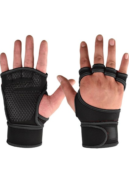 Stil 1 Siyah Stil Xl Beden Ağırlık Kaldırma Eğitim Eldivenleri Kadın Erkek Spor Eldivenleri Vücut Geliştirme Spor Jimnastik Kavrama Spor Salonu El Palm Bilek Koruyucu Eldiven (Yurt Dışından)