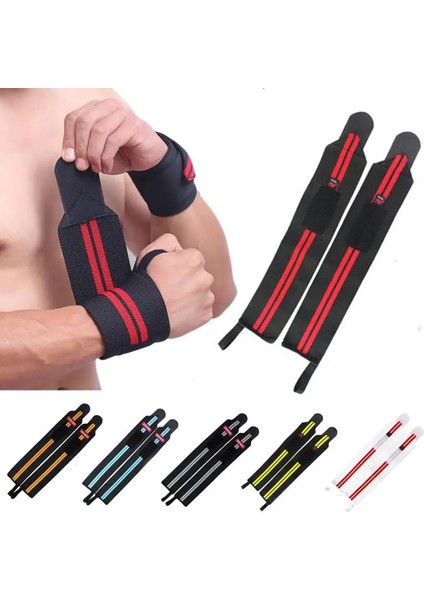 Gri Tarzı 1 Adet Nefes Bileklik Elastik Bilek Sargı Halter Halter Bandajları Spor Salonu Vücut Geliştirme Ekipmanları Aksesuarları Crossfit (Yurt Dışından) fiyatları