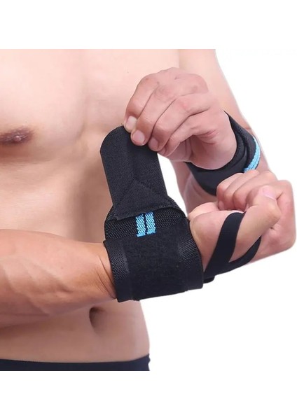 Gri Tarzı 1 Adet Nefes Bileklik Elastik Bilek Sargı Halter Halter Bandajları Spor Salonu Vücut Geliştirme Ekipmanları Aksesuarları Crossfit (Yurt Dışından) fırsatları