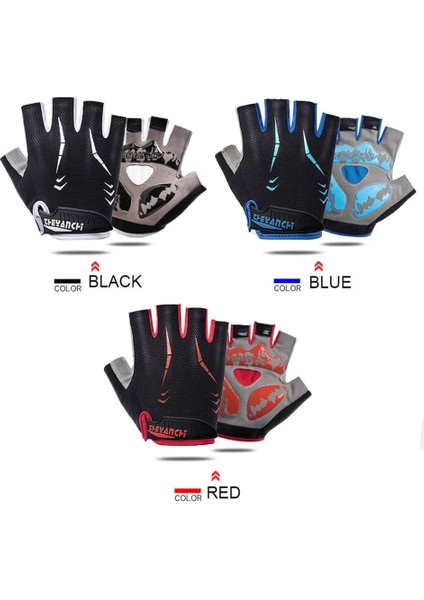 Siyah Bir Stil L Beden Loogdeel Halter Yarım Parmak Eldiven Anti-Ter Kaymaz Rahat Nefes Spor Doğa Sporları Halter Eldivenleri (Yurt Dışından) fiyatları