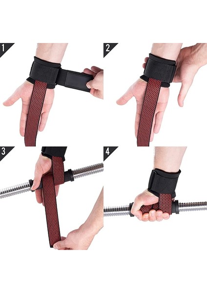 Gri Askı Stili Ağırlık Kaldırma Askıları El Bilek Kemeri Vücut Geliştirme Için Destek Brace Fitness Bilek Ağırlık Kemeri Barbells Powerlifting (Yurt Dışından) modelleri