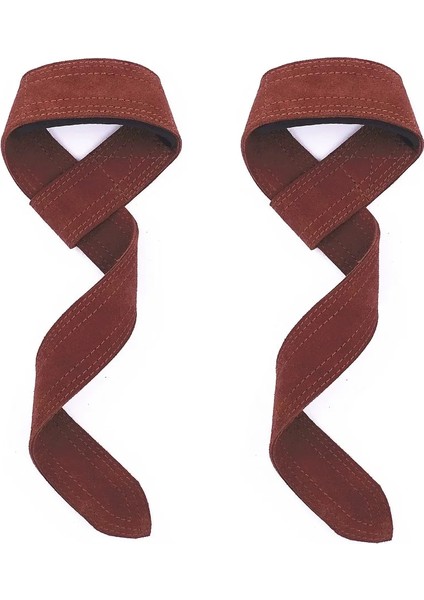Koyu Haki Stili Erkekler ve Kadınlar Için Neopren Yastıklı Destekli Fitness Halter Deri Bilek Kayışı Sarar Ağır Hizmet Tipi Powerlifting Kavrama Kancası (Yurt Dışından)