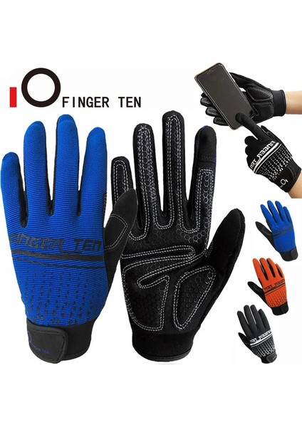 Type1 Mavi Stil L Beden Professional Half Full Finger Fitness Gloves Men With Wrist Support Gym Exercise Powerlifting Pull Up Protector (Yurt Dışından)