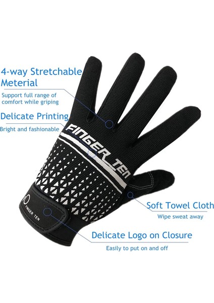 Type1 Mavi Stil L Beden Professional Half Full Finger Fitness Gloves Men With Wrist Support Gym Exercise Powerlifting Pull Up Protector (Yurt Dışından)