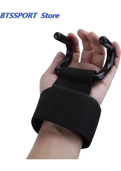 Ayarlanabilir Güçlü Çelik Kanca Sapları Sapanlar Siyah Bilek Desteği Kaldırma Kayışı 36CM Ağırlık Kaldırma Gücü Eğitimi Gym Fitness (Yurt Dışından) modelleri