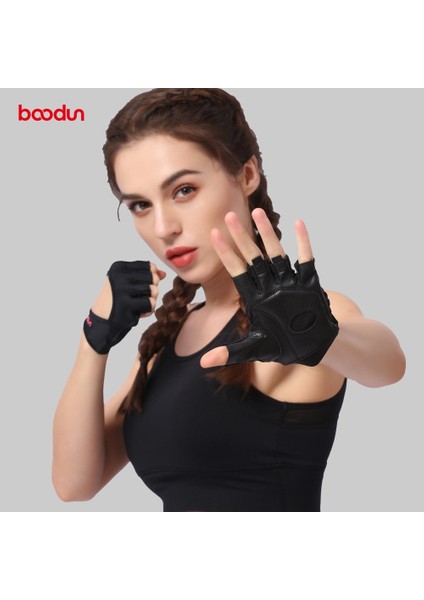 Siyah Stil Lxı Boodun Spor Eldivenleri Kadın Yarım Parmak Nefes Alabilir Fitness Egzersiz Egzersiz Yoga Eldivenleri Güç Ağırlık Kaldırma El Handschoenen (Yurt Dışından) indirimleri